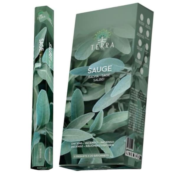 Terra Sage røgelsespinde 20 stk. salvie