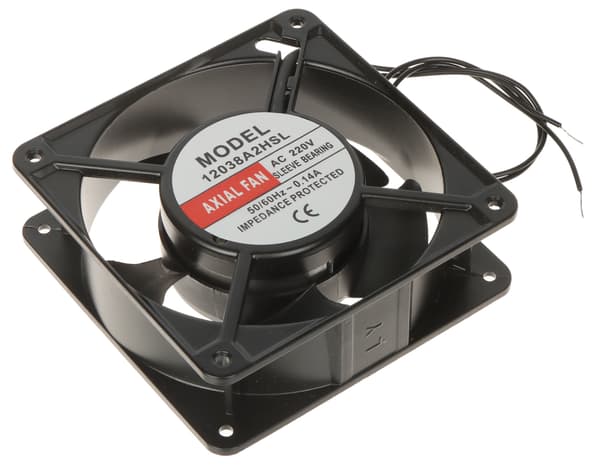 A19-W ventilatoranvendelse: rackskabe