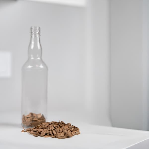 MEDIUMRISTEDE FRANSKE EGEFLAK 50G VINALKOHOL VODKA MOONSHINE