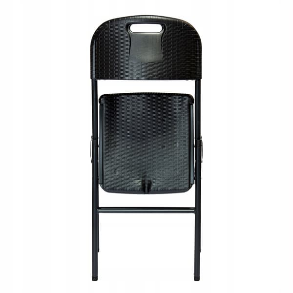 foldbar justerbar have catering kontor rattan sort stol