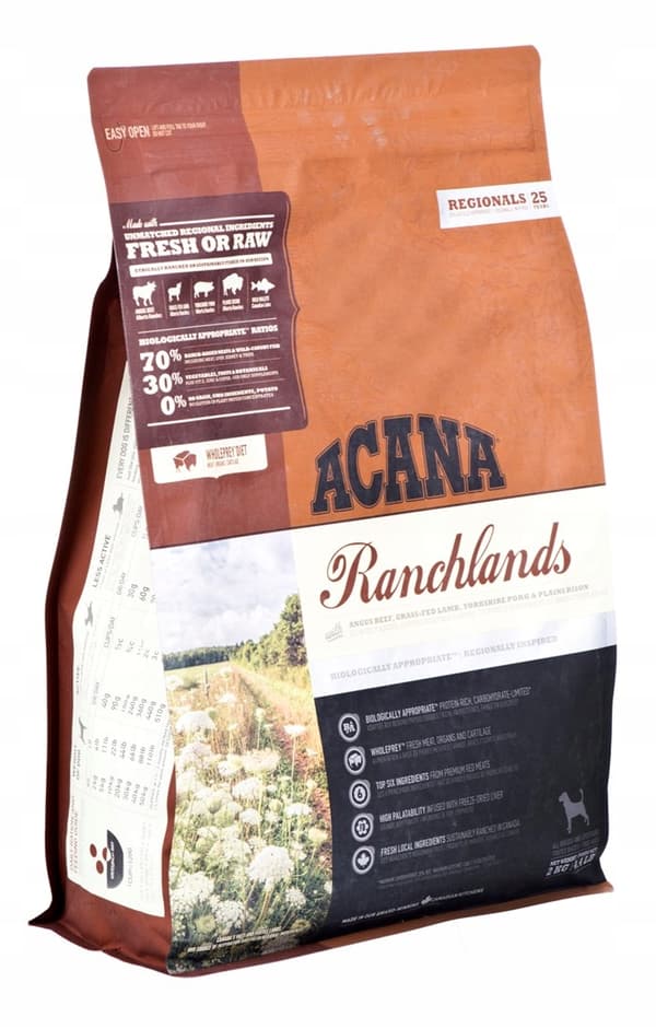 ACANA Torrfoder för hundar Ranchlands Hund 2kg