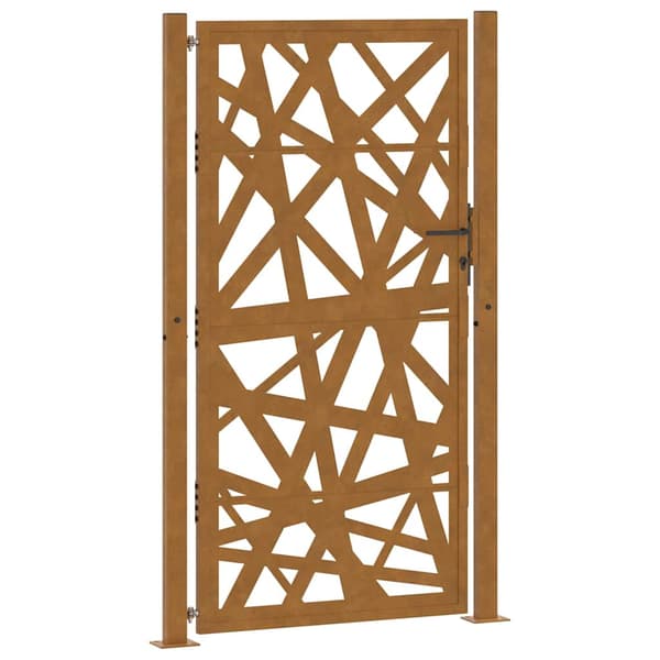 vidaXL havelåge 105x205 cm rustfrit stål letvægtskonstruktion