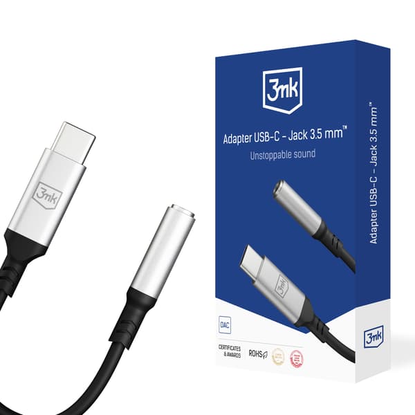 Lisävarusteet - 3mk USB-C-sovitin - 3,5 mm:n liitäntä