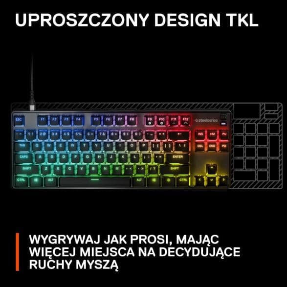 SteelSeries Apex 9 TKL US — langallinen näppäimistö OptiPoint-kytkimillä