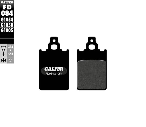 Galfer KH116 halvmetalliske bremseklodser