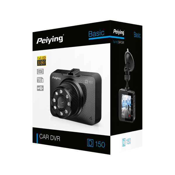 Auton videokamera Full HD Peiying D150