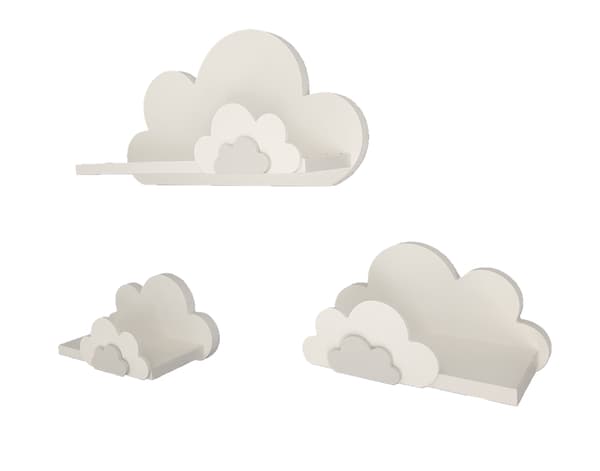 Cloud hylder sæt med 3 FISIA - Prestige