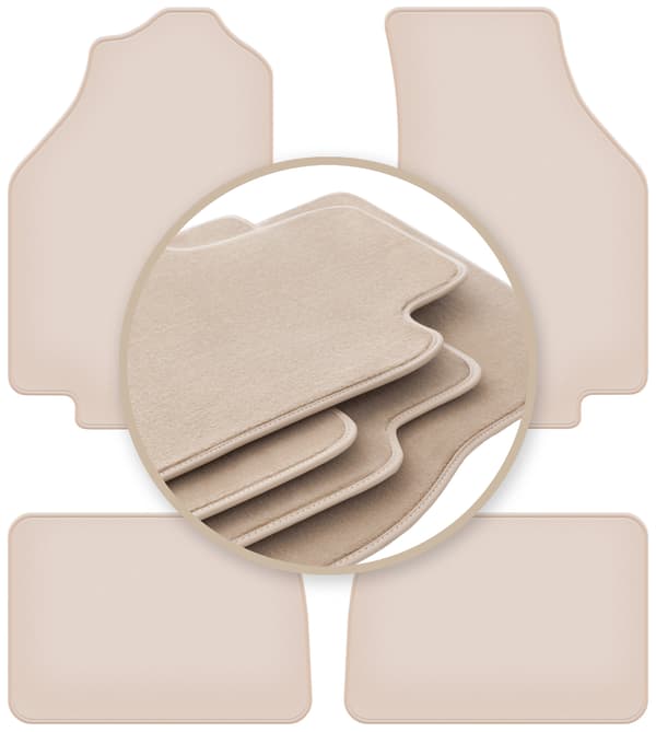 bilmåtter premium beige til: Honda Civic III hatchback 1983-1987