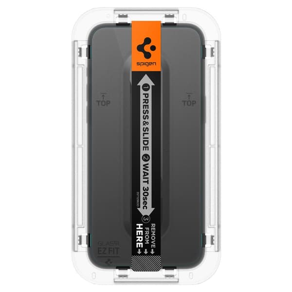 Härdat glas Spigen Glas.TR EZ Fit 2-pack iPhone 15 Pro Max Klar