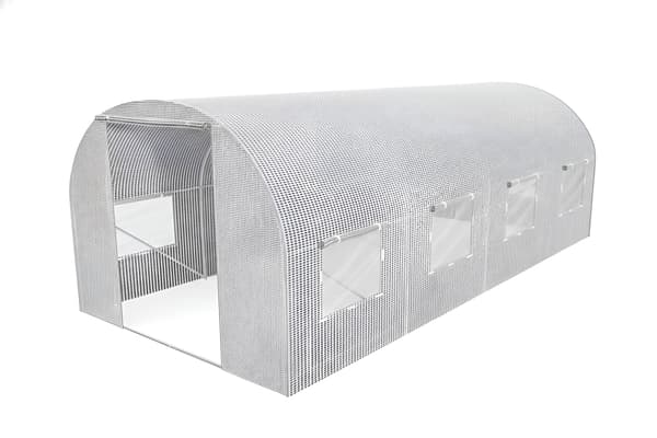 AWTOOLS TRÄDGÅRDSVÄXTHUSTUNNEL VIT 3x4,5x2m