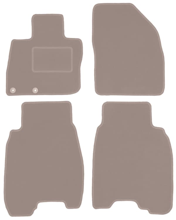 Velour bilmåtter til Honda Civic VIII hatchback (2006-2012) beige
