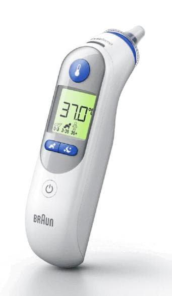 BRAUN Thermoscan 7+ IRT6525 Termometer med nattläge Vit