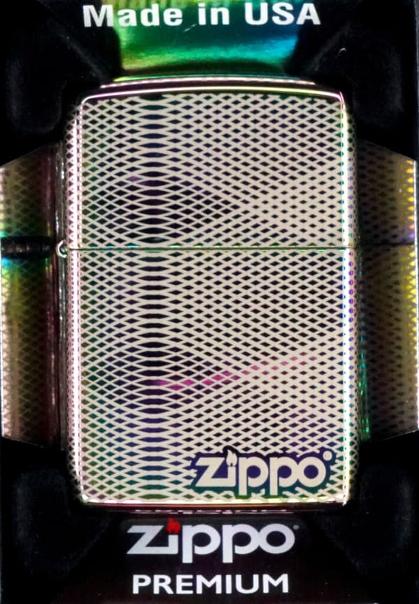 ZIPPO Sytytin ILLUSION LINE PATTERN DESIGN Lahjasetti nro 3