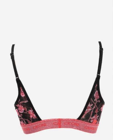 CALVIN KLEIN SORT MØNSTRET BH SOFT S 2A0E3_B* TIA