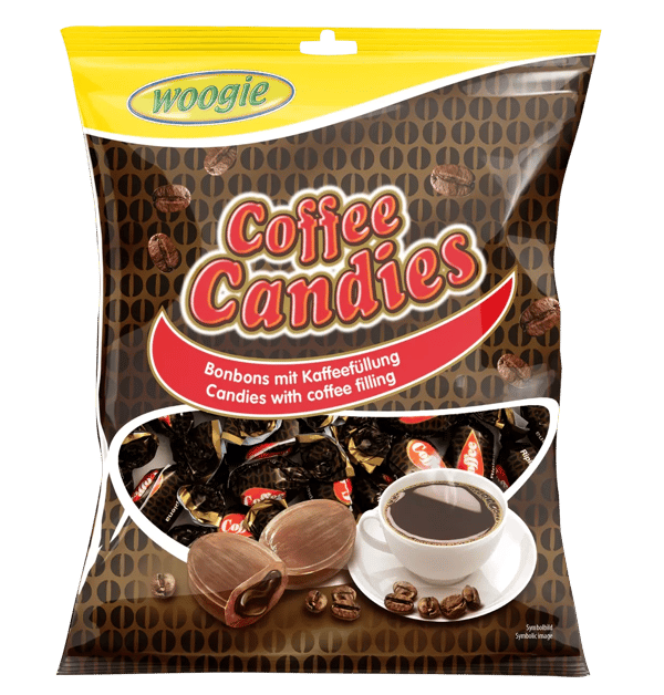 Woogie kaffebolsjer med kaffefyld 150 g