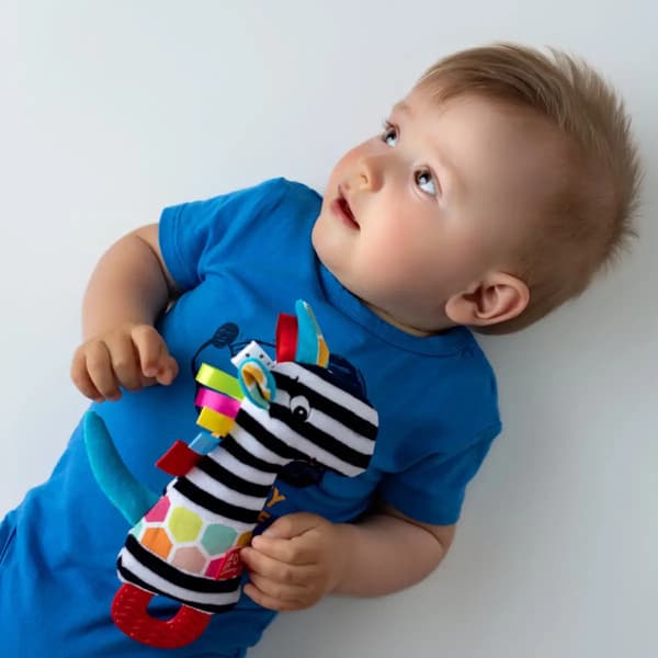 Sensorisk pibemund med bidering Tymek 3m+ Mom's Care