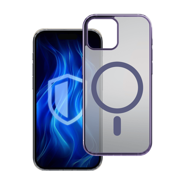 Apple iPhone 15 Plus - 3mk Frosty MagCase violetti
