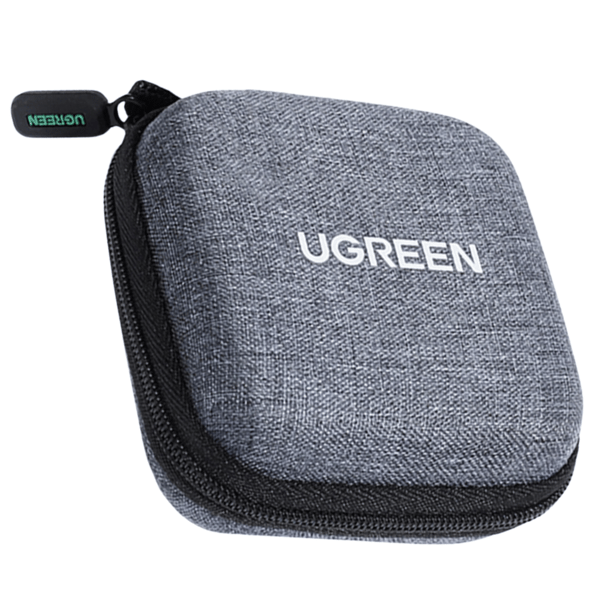 Ugreen LP128 etui til tilbehør, hovedtelefoner eller kabler (grå)