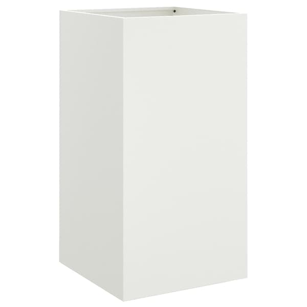 vidaXL Kruka, Vit, 42x38x75 cm, Stål