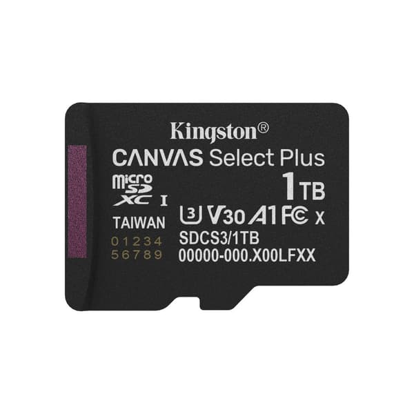 KINGSTON microSDXC 1 Tt Canvas Select Plus 3 ADP