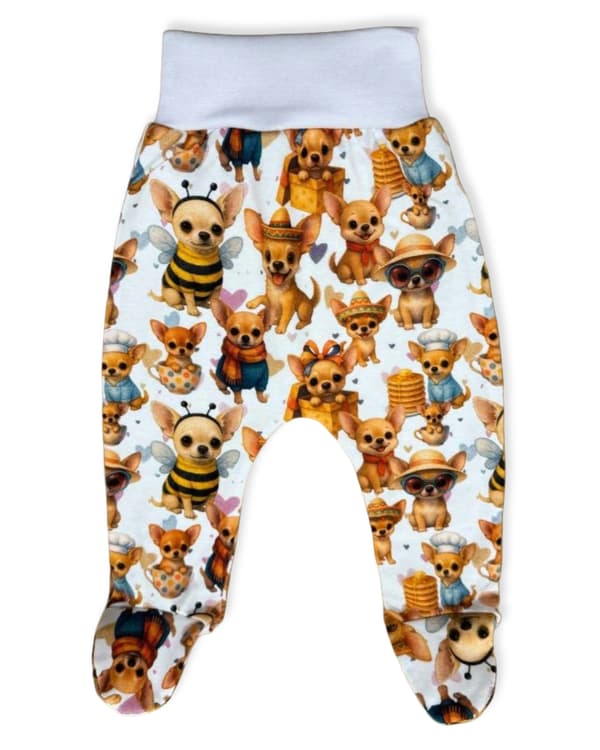 98 ÆRMER, TRYKFRIE børneshorts, 100% BOMULD, HUNDE