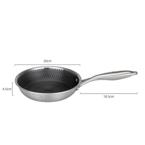 STÅLSTEGEPANDE 20 cm MED BIKINGEBITBELAGT E-7545