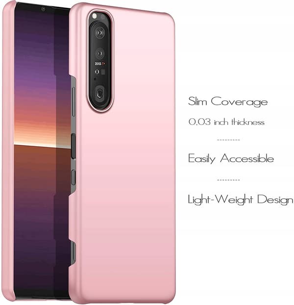 MAT PINKET ETUI TIL SONY XPERIA 1 III