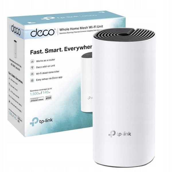 Accesspunkt TP-LINK Deco M4 vit, Mesh-teknik, 2.4/5 GHz