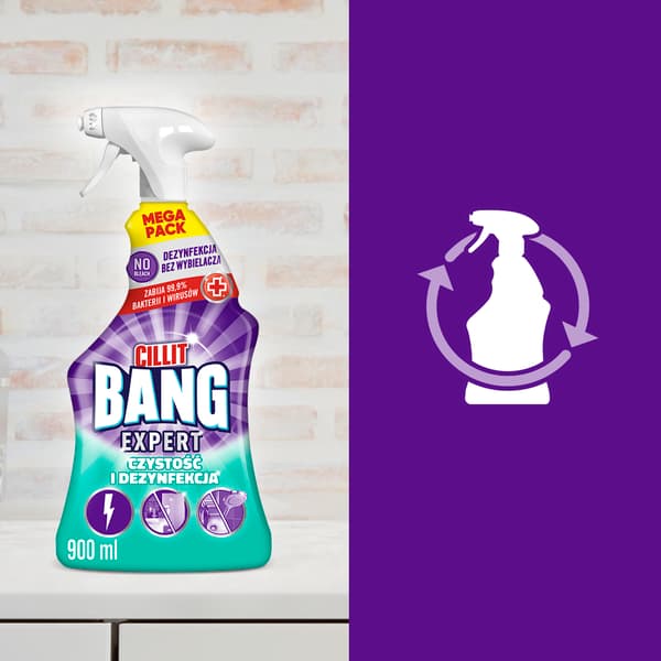 009664 Cillit Bang Rens og Desinficer 900ml 016082