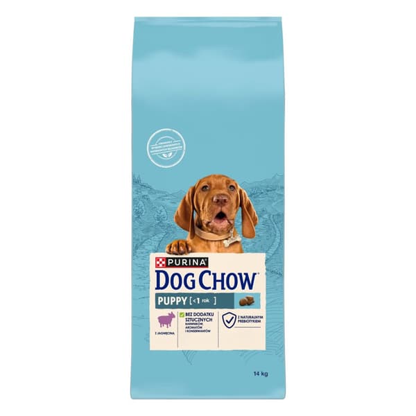 PURINA DOG CHOW PUPPY torrfoder för hundar 14 kg lamm