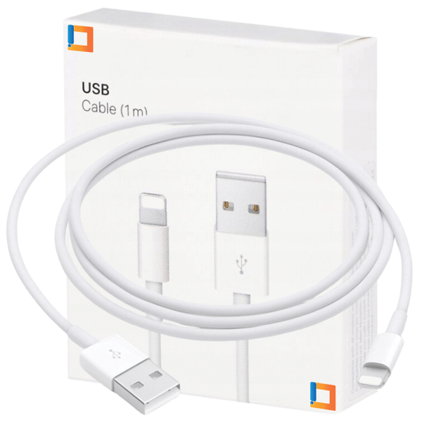 CO2-oplader med hurtig opladning, USB-kabel til Lightning, iPhone 12, iPhone 13, iPhone 14, iPhone 1M