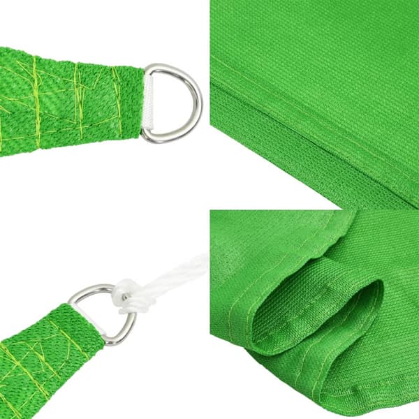 vidaXL Skuggsegel, 160 g/m², Rektangulär, Ljusgrön