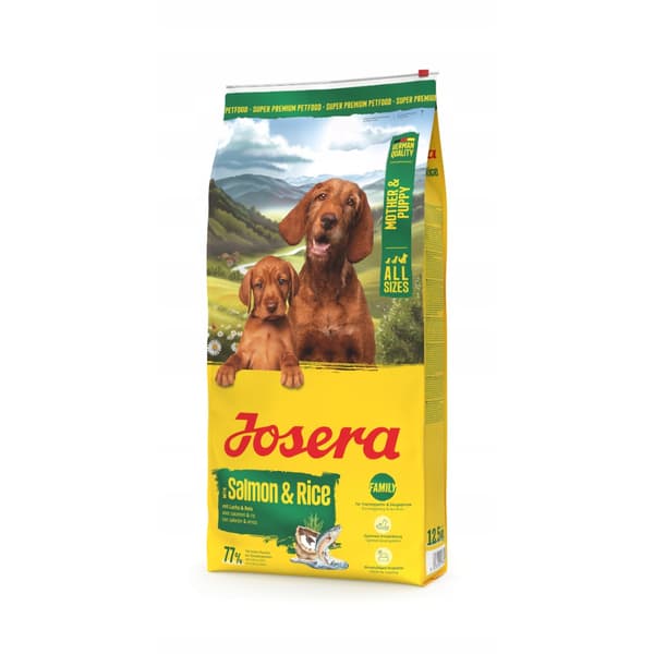 Josera Mother&Puppy tørfoder til hunde 12,5 kg laks og ris