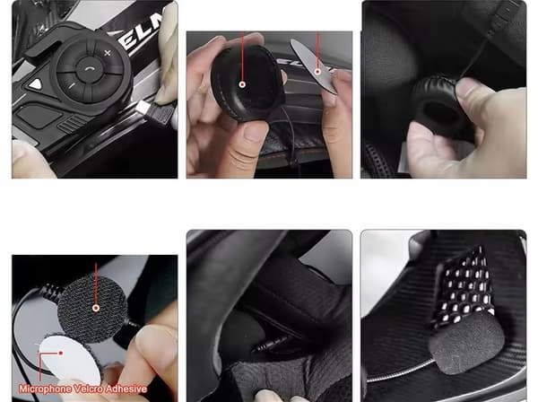 PREMIUM EJEAS K1 pro MESH Motorcykel Intercom Bluetooth Wi-Fi + 2K Kamera