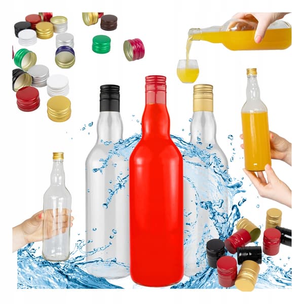 Monopol-pullo 700 ml Monopol-pullot 0,7 l alkoholille ja likööreille, pontikkamehulle