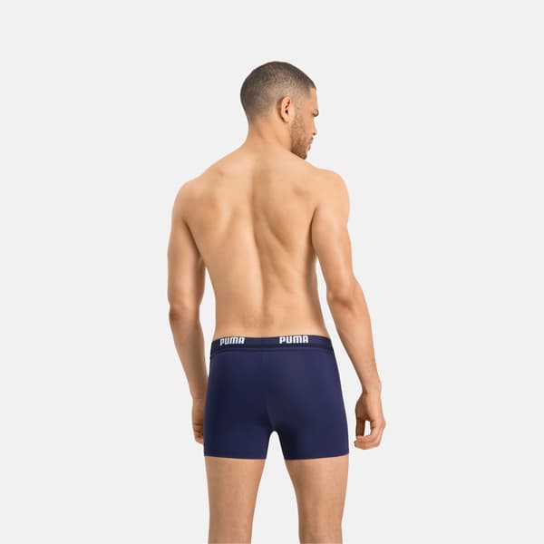 Herr badbyxor Puma SWIM LOGO marinblå 90765701 r M