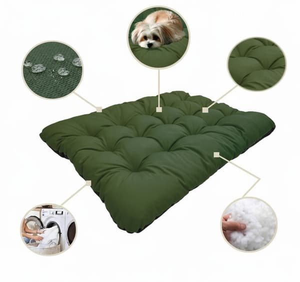 Koiran tyyny PRESTIGE 120x80 cm vedenpitävä vihreä