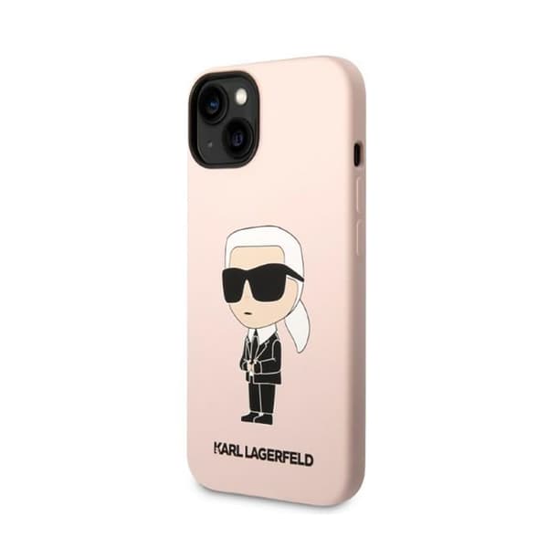 Karl Lagerfeld Silikone NFT Ikonik - iPhone 14 Plus Etui (Pink)