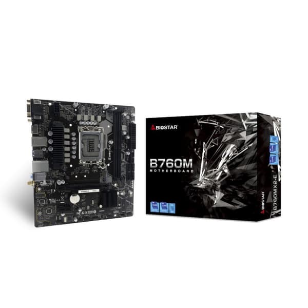 Biostar B760MX2E Micro ATX bundkort, Intel B760, LGA 1700