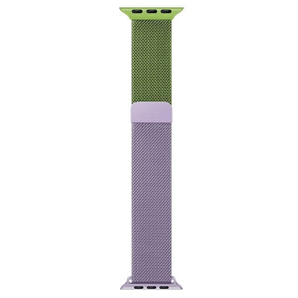 Beline Apple Watch Teräsranneke 38/40/41mm Vihreä/Violetti
