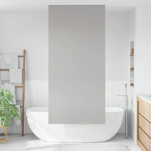 vidaXL Duschrullgardin 110x240 cm Tygbredd 106 cm