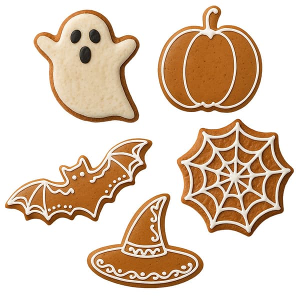 Kakutstickare Halloween 5 st