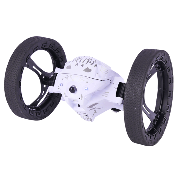 Bil Fjernstyret Bil 360 Rotation LED Hoppe 80c Bounce