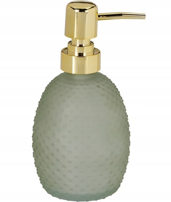 Badeværelsessæbedispenser i glas, mix af farver, 350 ml, 1 stk.