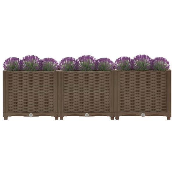 vidaXL højbedspotte, 120x40x38 cm, polypropylen