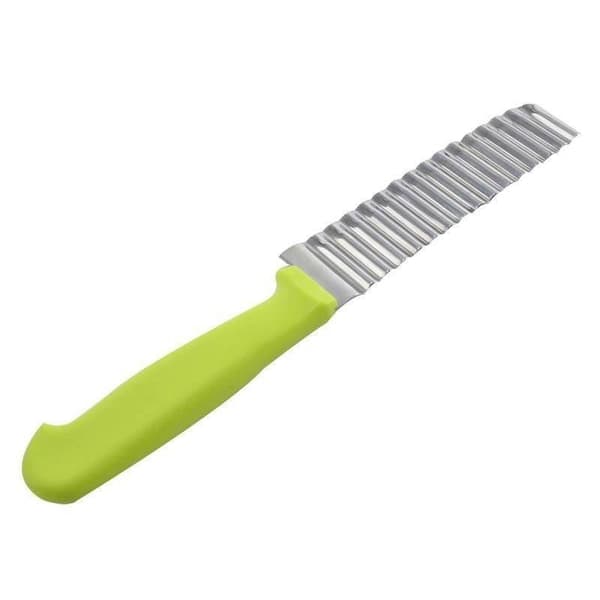 Karberad stålkniv för frityrer 23 cm