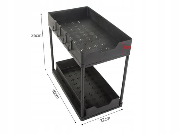 KØKKEN ORGANIZER W-518 SORT (16)