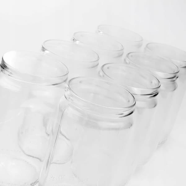 48X Burk franko 720ml sylt heminredning honungsburkar + lock 82
