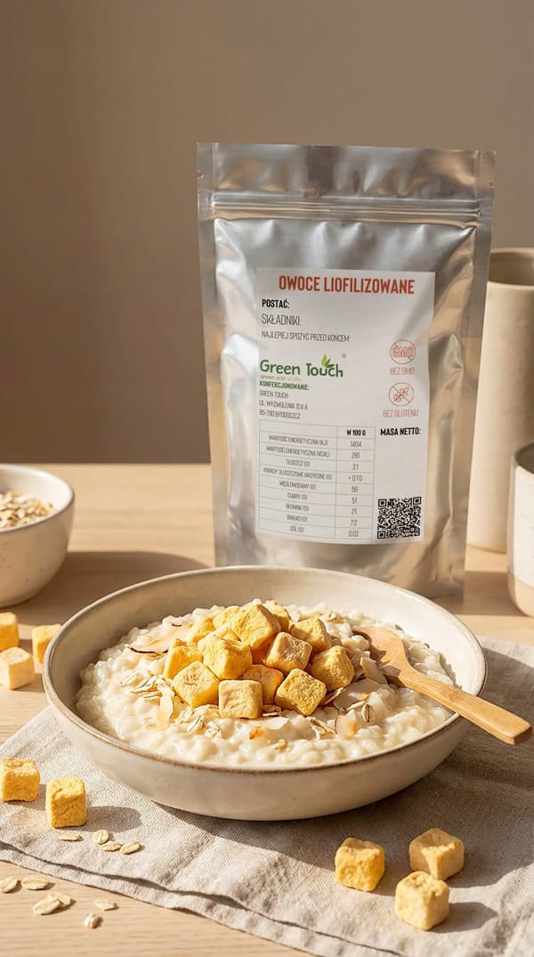Frystorkad mango grynbitar 20 g frisk klass A aromatisk