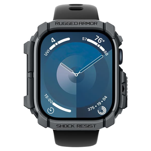 SPIGEN RUGGED ARMOR APPLE WATCH 10 (46 MM) MØRKEGÅ